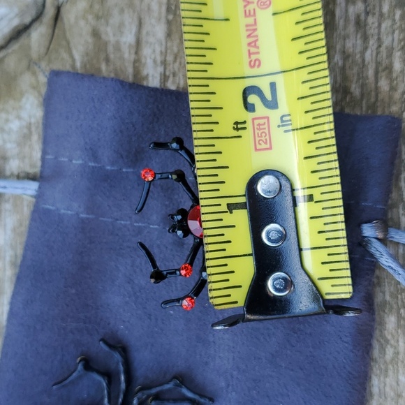 Jeweled Spider Earrings - Picture 5 of 6